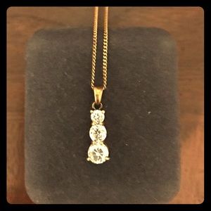Cubic Zirconia Pendant Necklace
